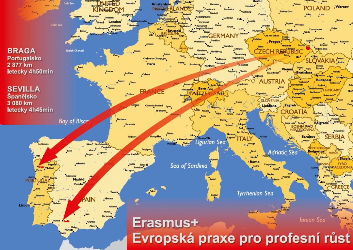Nový projekt - Erasmus+ Evropská praxe pro profesní růst