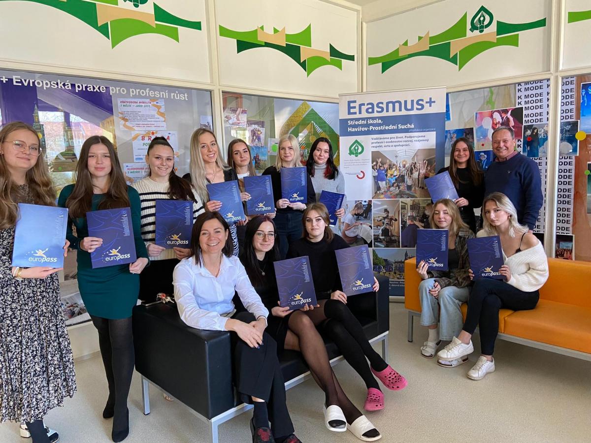 Předávání certifikátů Europass mobility